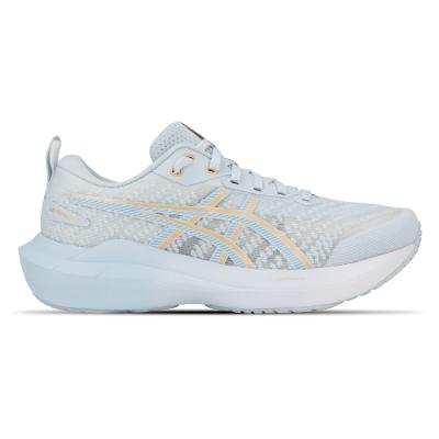 Tênis ASICS GEL-Shogun 8 - Feminino - Azul/Dourado