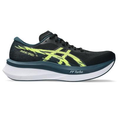 Tênis ASICS Magic Speed 4 - Masculino - Preto/Verde