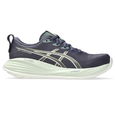 Tênis ASICS GEL-Cumulus 27 - Feminino - Azul/Bege
