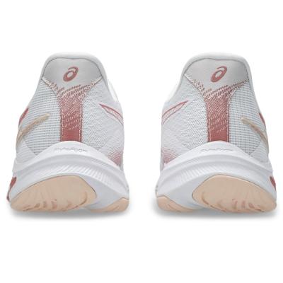 Tênis ASICS Netburner Ballistic Ff 4 - Feminino - Branco/Rosa
