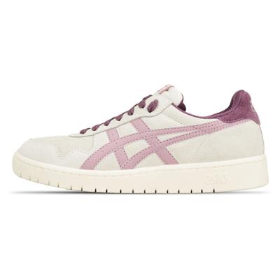 Tênis ASICS Japan S Camurca - Feminino - Bege/Roxo