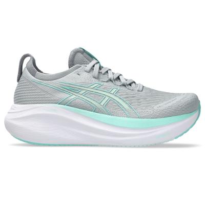 Tênis ASICS GEL-Nimbus 27 - Feminino - Cinza/Azul