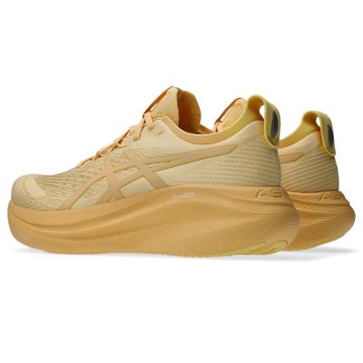 Tênis ASICS GEL-Nimbus 27 Lite-Show - Masculino - Prata/Laranja