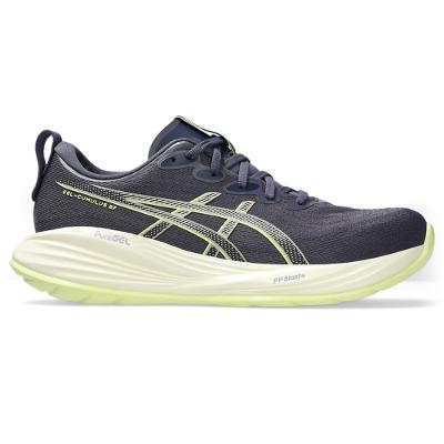 Tênis ASICS GEL-Cumulus 27 - Masculino - Azul/Amarelo