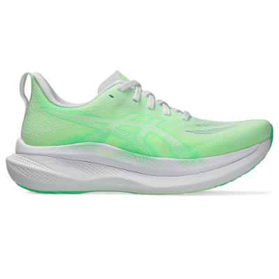 Tênis ASICS Glideride MAX 2 - Feminino - Branco/Verde