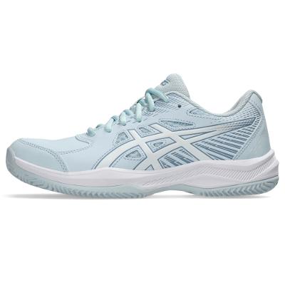 Tênis ASICS Court Slide 4 Saibro/Oc - Feminino - Azul/Branco