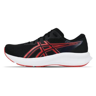 Tênis ASICS Patriot 14 - Masculino - Preto/Vermelho
