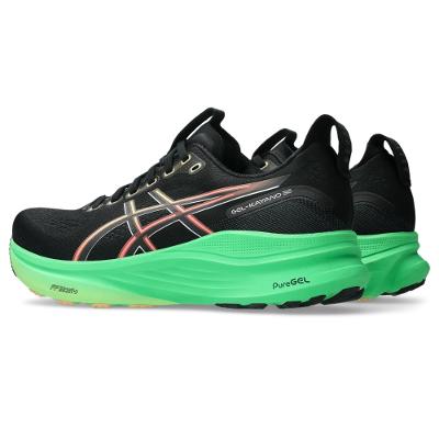 Tênis ASICS GEL-Kayano 32 - Masculino - Preto/Verde