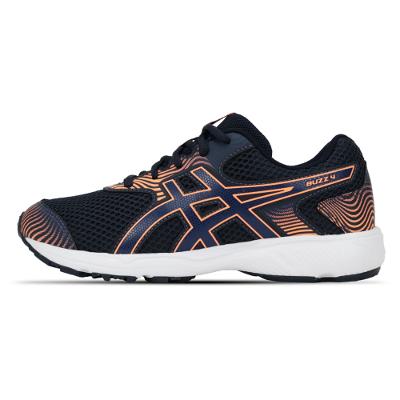 Tênis ASICS Buzz 4 - Infantil - Azul/Laranja