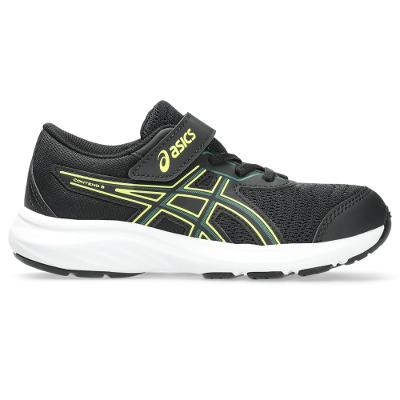Tênis ASICS Contend 9 PS - Infantil - Preto/Verde