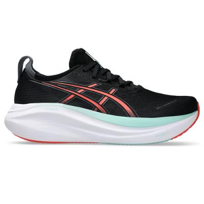 Tênis ASICS GEL-Nimbus 27 - Masculino - Preto/Rosa