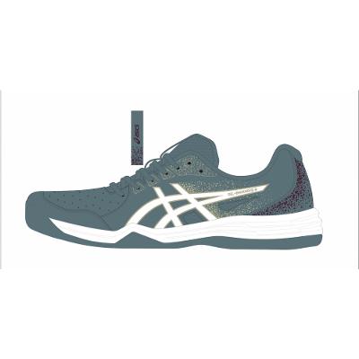 Tênis ASICS Gel-Backhand 2 - Masculino - Azul/Verde