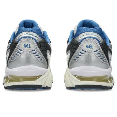 Tênis ASICS GEL-Nimbus 10.1 - Unissex - Bege/Azul
