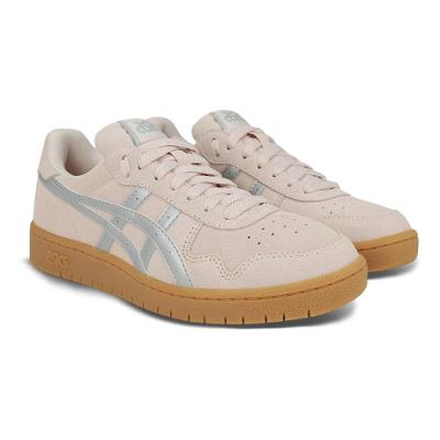 Tênis ASICS Japan S Camurca - Feminino - Rosa/Prata