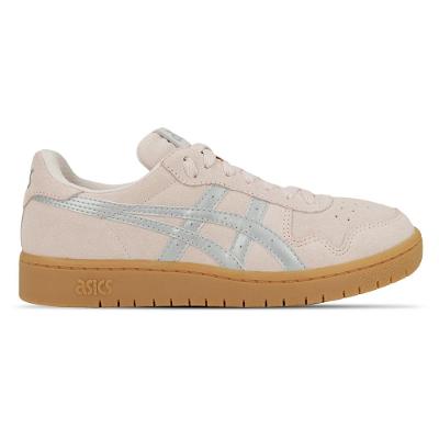 Tênis ASICS Japan S Camurca - Feminino - Rosa/Prata