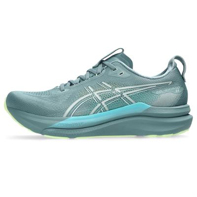Tênis ASICS GEL-Kayano 33 - Masculino - Azul/Amarelo