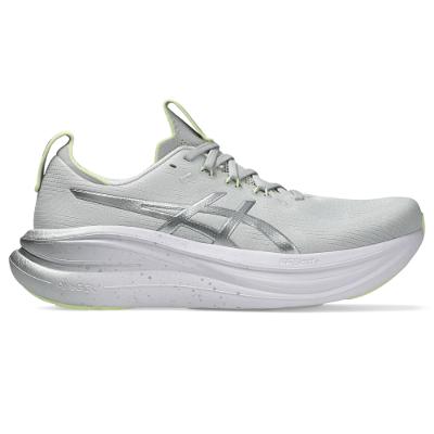 Tênis ASICS Gel- Nimbus 28 Platinum - Prata/Verde