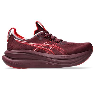 Tênis ASICS GEL Nimbus 28 - Feminino - Roxo/Vermelho
