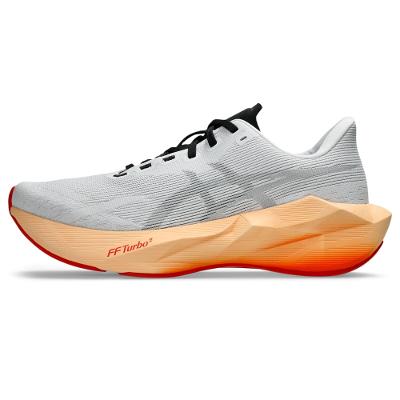 Tênis ASICS Novablast 6 - Branco/Laranja