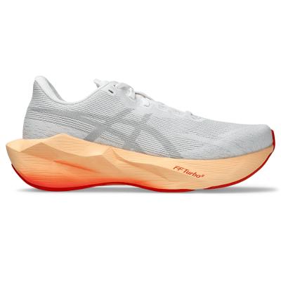 Tênis ASICS Novablast 6 - Branco/Laranja
