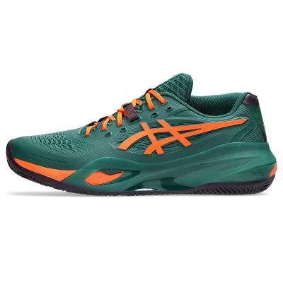 Tênis ASICS Gel-Resolution X Padel - Masculino - Verde/Laranja