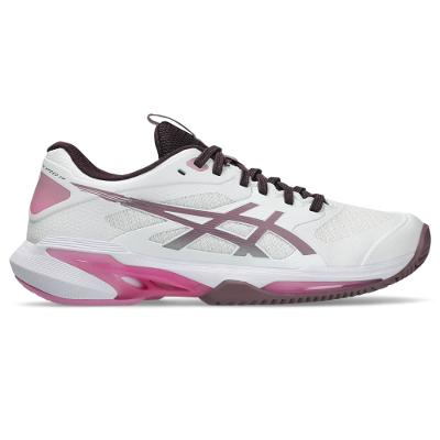 Tênis ASICS Solution Speed Ff 4 Saibro - Feminino - Branco/Roxo