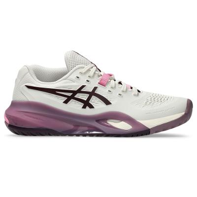 Tênis ASICS Gel-Resolution X - Feminino - Bege/Roxo