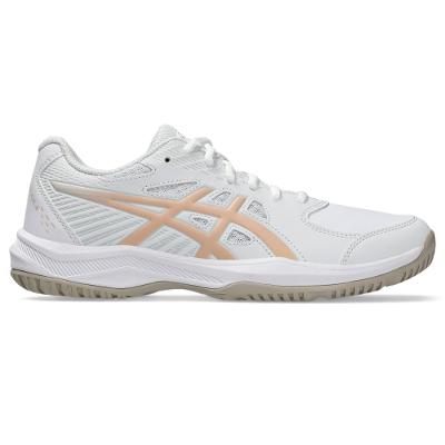 Tênis ASICS Court Slide 4 - Feminino - Branco/Rosa