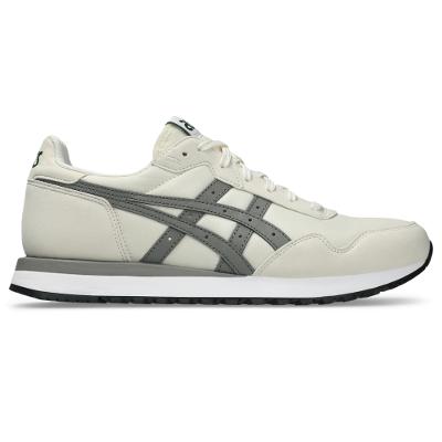 Tênis ASICS Tiger Runner II - Unissex - Bege/Cinza