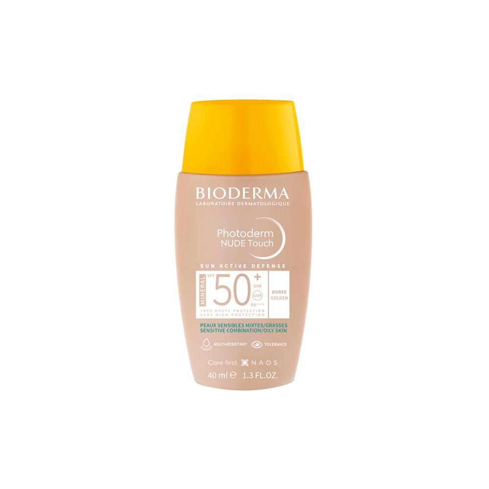 Bioderma Photoderm Nude Touch Protetor Solar Facial Matte FPS50+ Dourado 40ml - 1