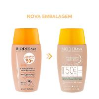 Bioderma Photoderm Nude Touch Protetor Solar Facial Matte FPS50+ Dourado 40ml - 5