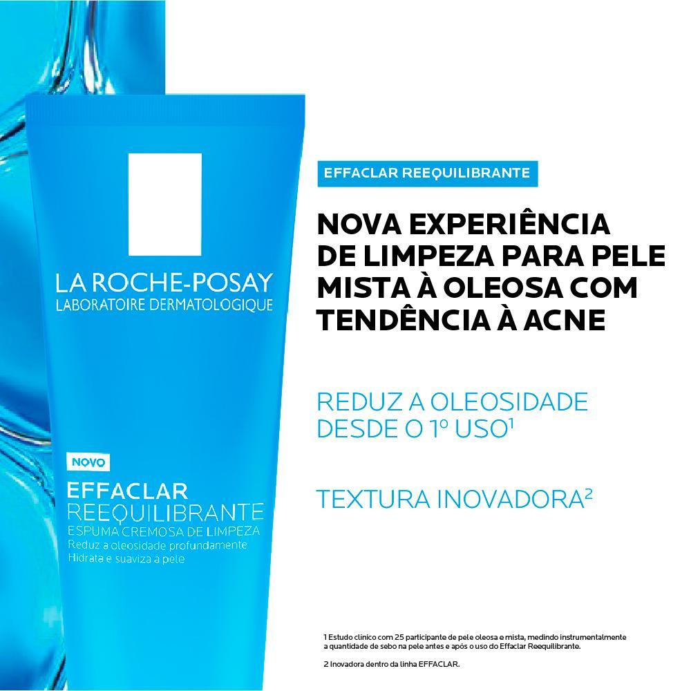 La Roche-Posay Effaclar Reequilibrante Espuma de Limpeza Facial 100g - 4