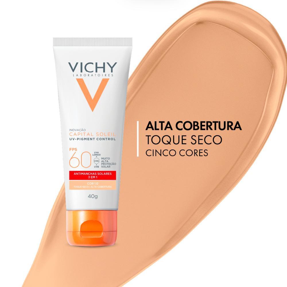 Vichy Capital Soleil UV-Pigment Control FPS60 1.0 Protetor Solar Facial Antimanchas 40g - 7