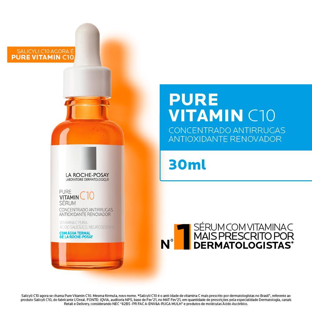 La Roche-Posay Vitamina C Pure Vitamin C10 Sérum Facial Anti-idade 30ml - 3
