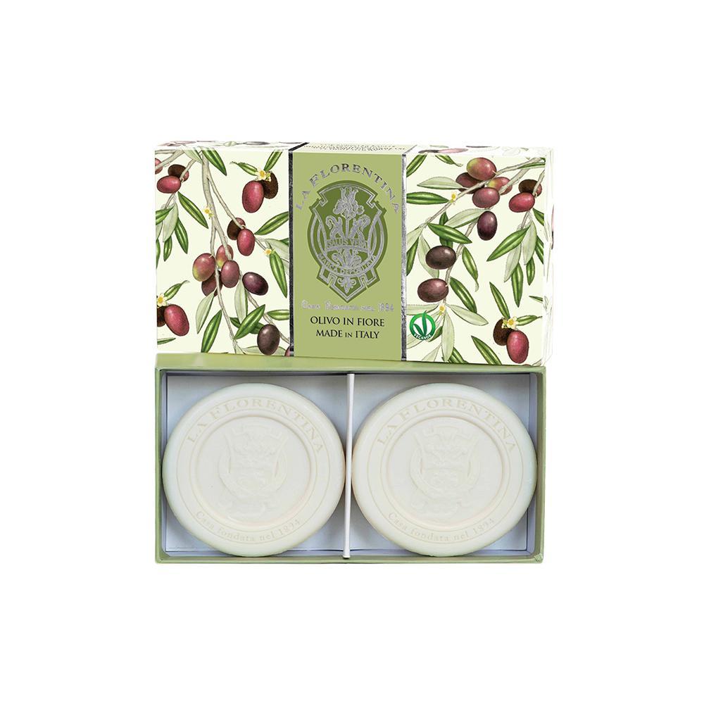 Kit La Florentina Folha de Oliveira Sabonete em Barra 2x115g - 1