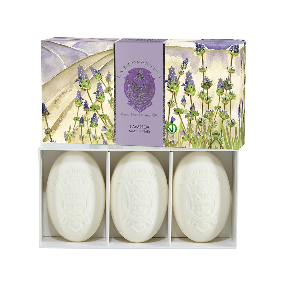 Kit La Florentina Lavanda Sabonete em Barra 3x150g - 1