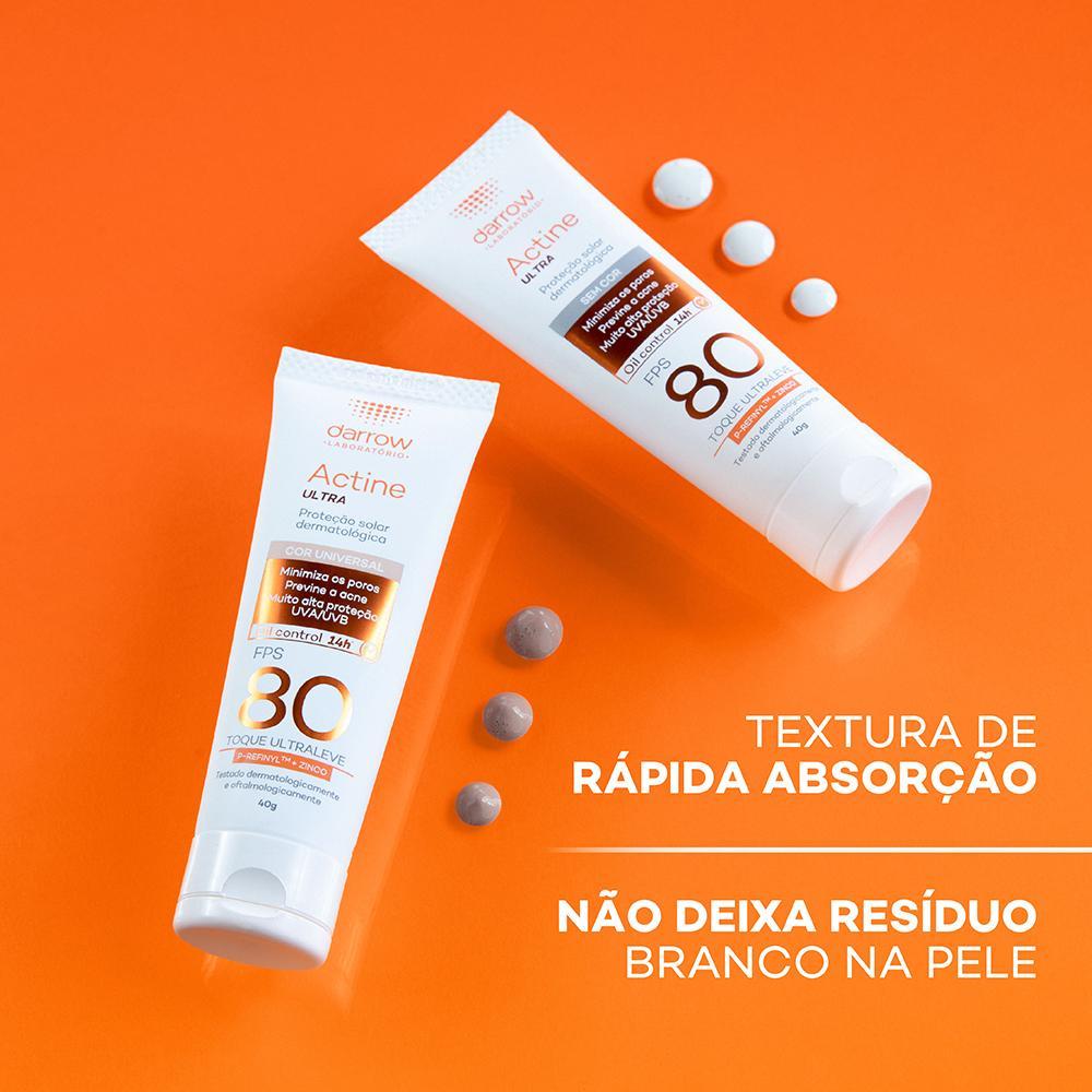 Darrow Actine Ultra Cor Universal FPS80 Protetor Solar Facial 40g - 9