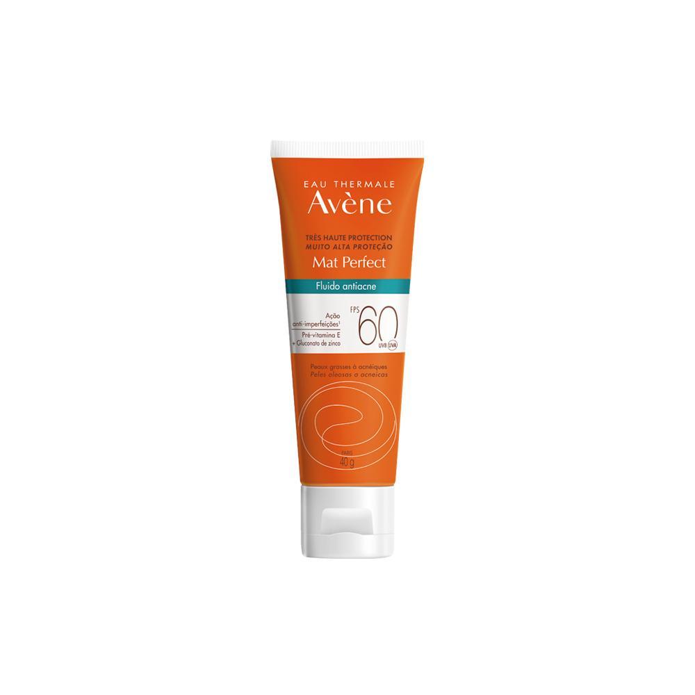 Avène Eau Thermale Mat Perfect FPS60 Protetor Solar Facial Anti-Acne 40g - 1