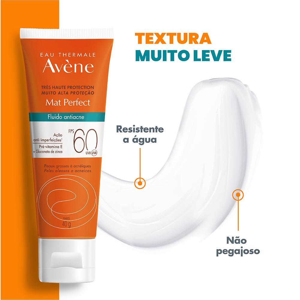 Avène Eau Thermale Mat Perfect FPS60 Protetor Solar Facial Anti-Acne 40g - 6