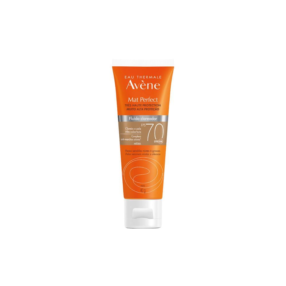 Avène Eau Thermale Mat Perfect FPS70 Média Protetor Solar Facial Clareador 40g - 1
