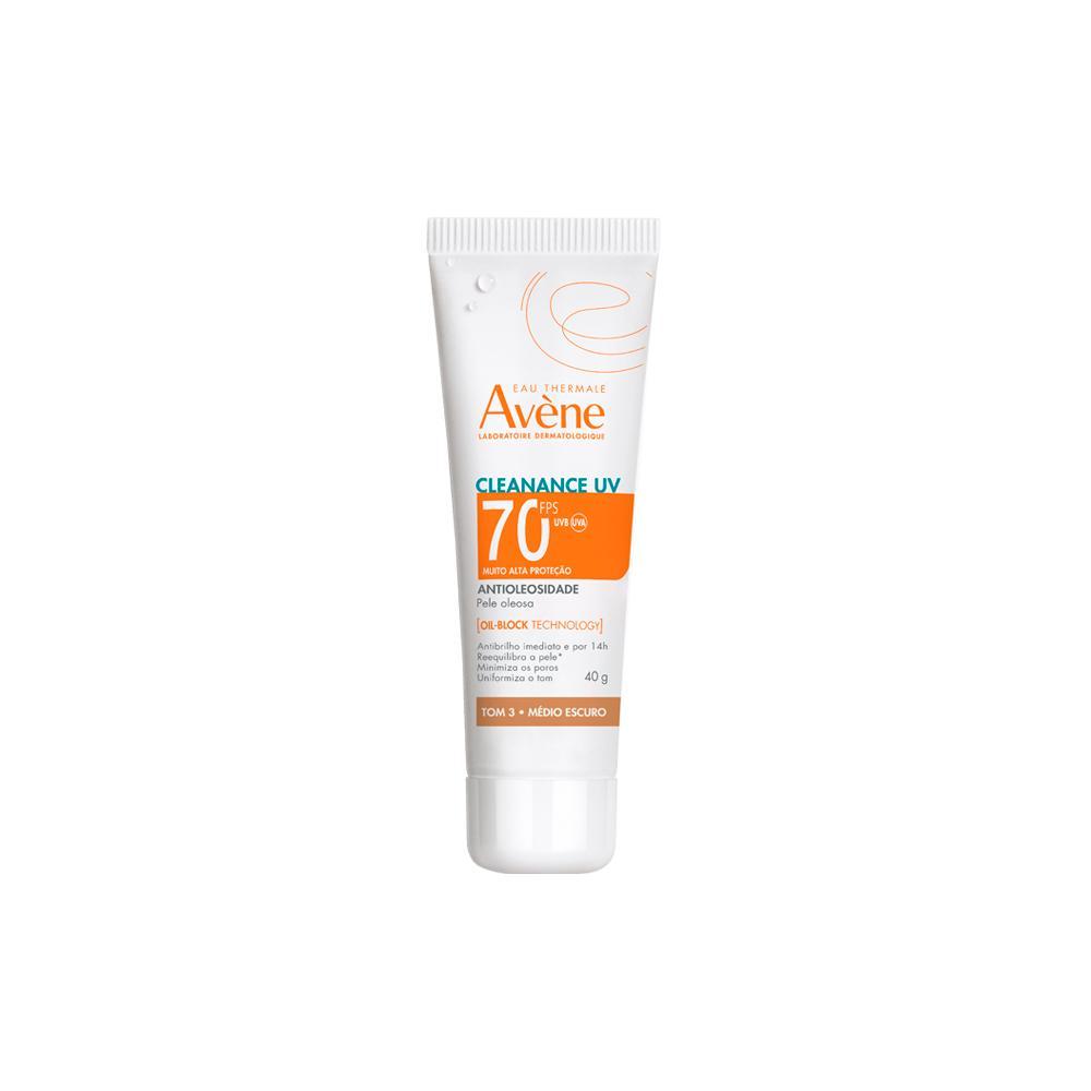 Avène Cleanance UV Protetor Solar Facial FPS70 Tom 3 Médio Escuro 40g - 1