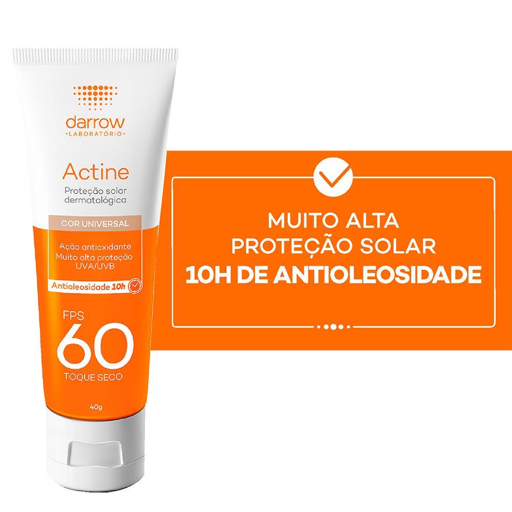 Darrow Actine Protetor Solar Facial FPS60 Cor Universal 40g - 3