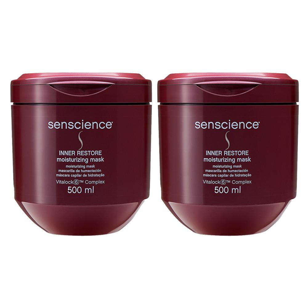 Kit Senscience Inner Restore Moisturizing - Máscara de Hidratação 500 ml - 2 Unidades - 1
