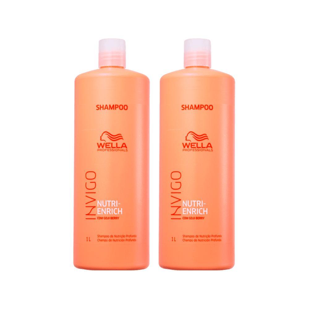 Kit Wella Professionals Invigo Nutri Enrich Shampoo 1000ml - 2 Unidades - 1