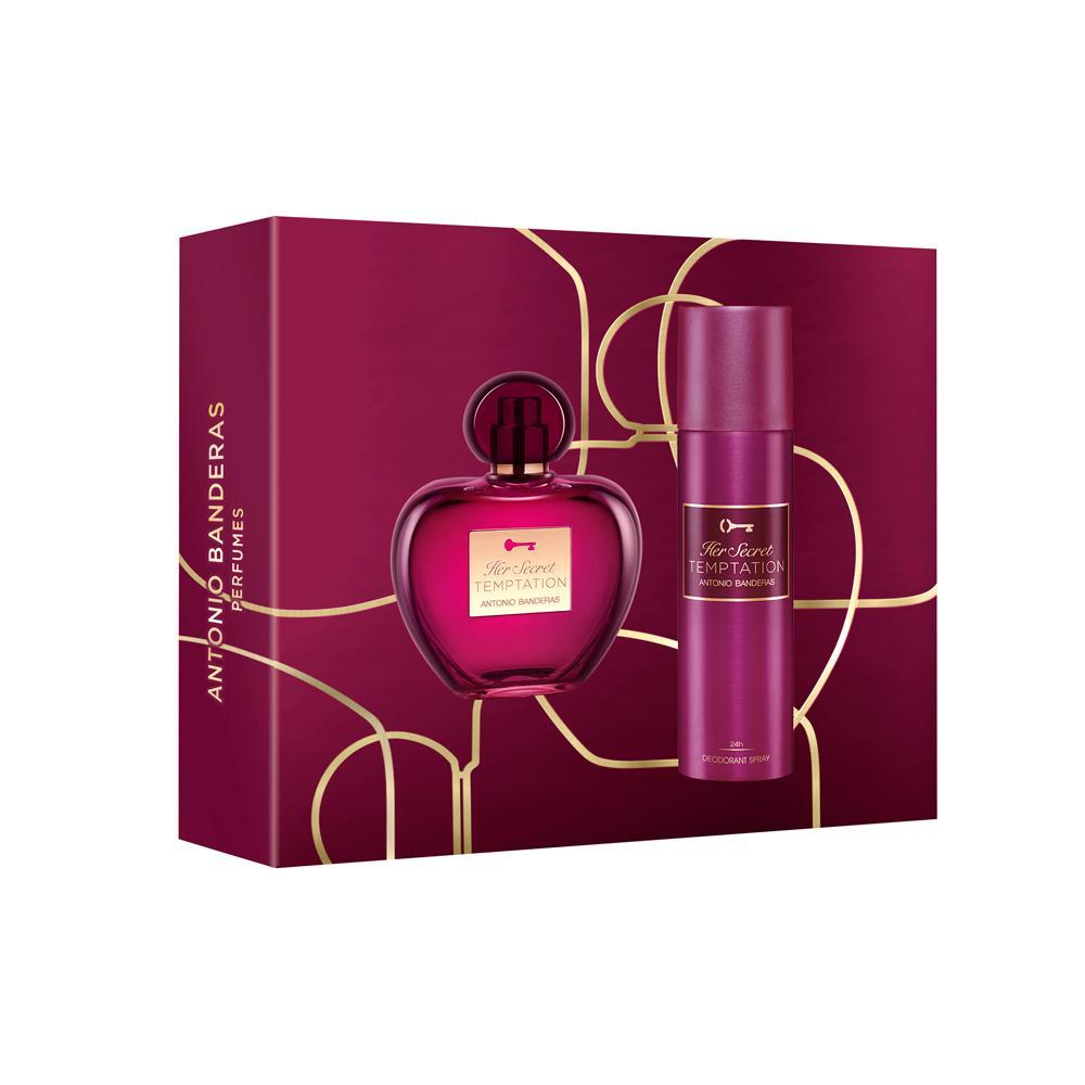 Kit Banderas Her Secret Temptation EDT Perfume Feminino 80ml e Desodorante 150ml - 1