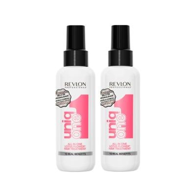 Kit Revlon Professional Uniq One Lotus Flower Hair Tratament - Leave-in 150 ml - 2 Undades