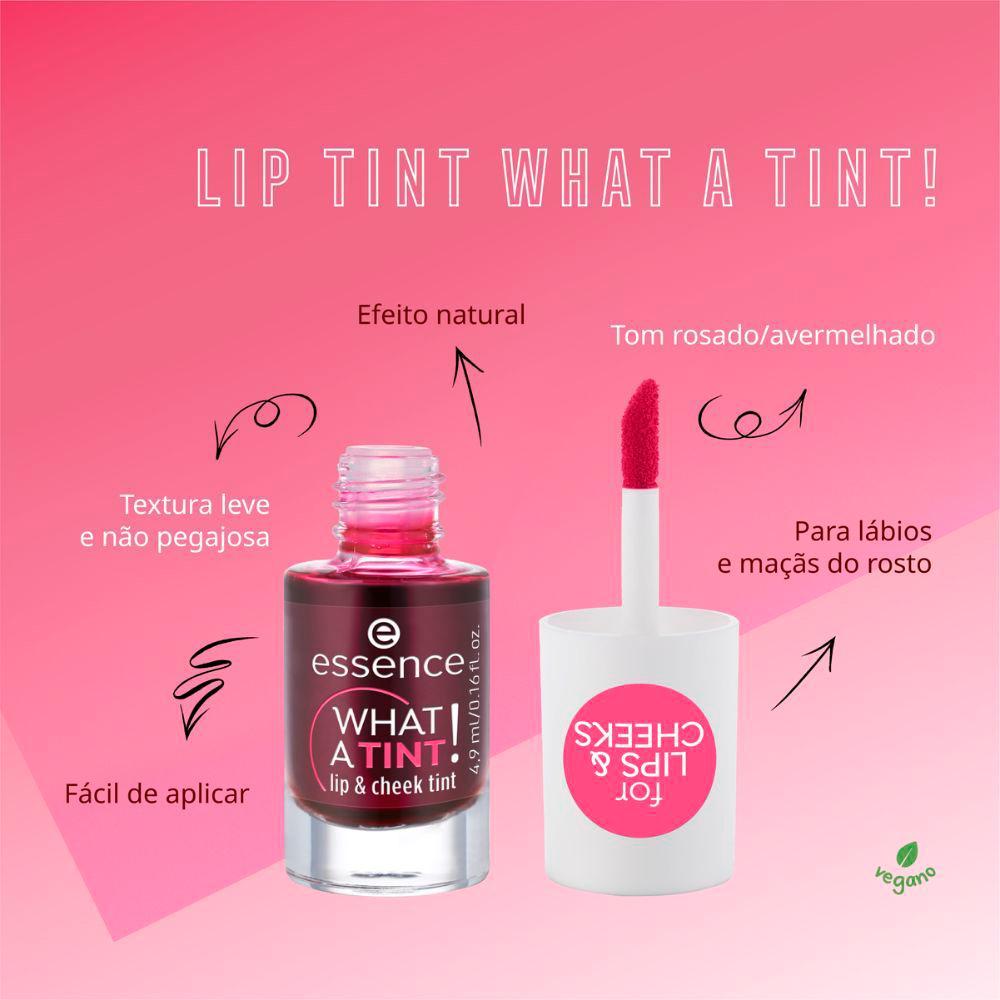 Essence What a Tint! 01 Pink Lip Tint Líquido 4,9ml - 5