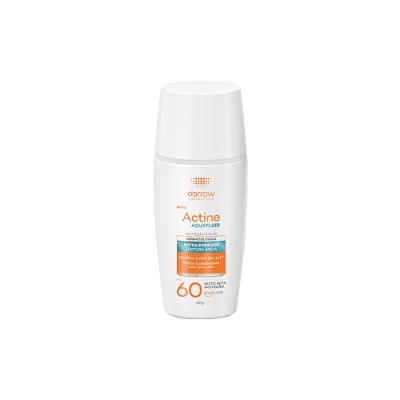 Darrow Actine Aquafluid Protetor Solar Facial FPS60 Tom 1.5 Claro/Médio 40g