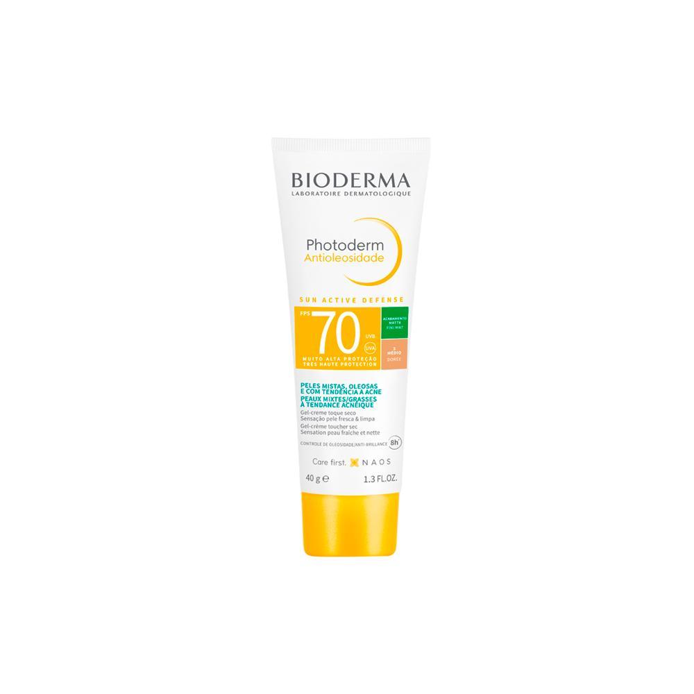 Bioderma Photoderm Antioleosidade FPS 70 40 g Protetor Solar Facial 3 Médio - 1