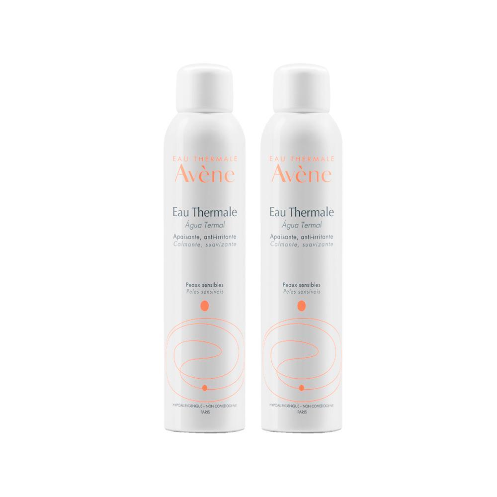 Kit Avène Água Termal Facial Calmante Eau Thermale 300 ml - 2 Unidades - 1
